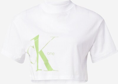 Calvin Klein Jeans T-Shirt in schilf / weiß, Produktansicht