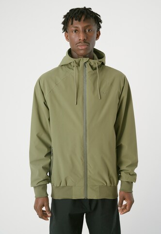 Cleptomanicx Between-Season Jacket 'Simplist' in Green: front