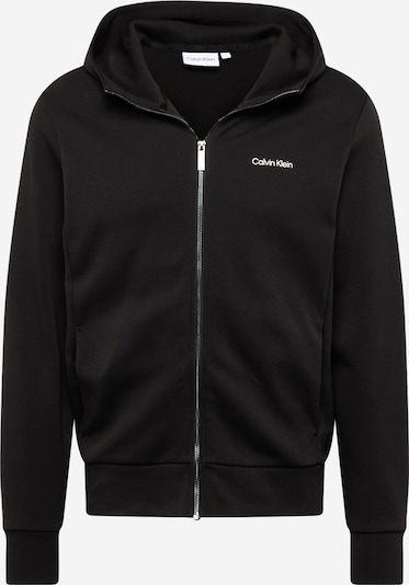 Calvin Klein Ζακέτα φούτερ σε μαύρο / λευκό, Άποψη προϊόντος