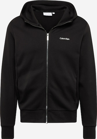 Calvin Klein Sweatvest in Zwart: voorkant