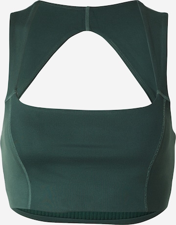 Girlfriend Collective Bustier Biustonosz sportowy 'Natalie' w kolorze zielony: przód