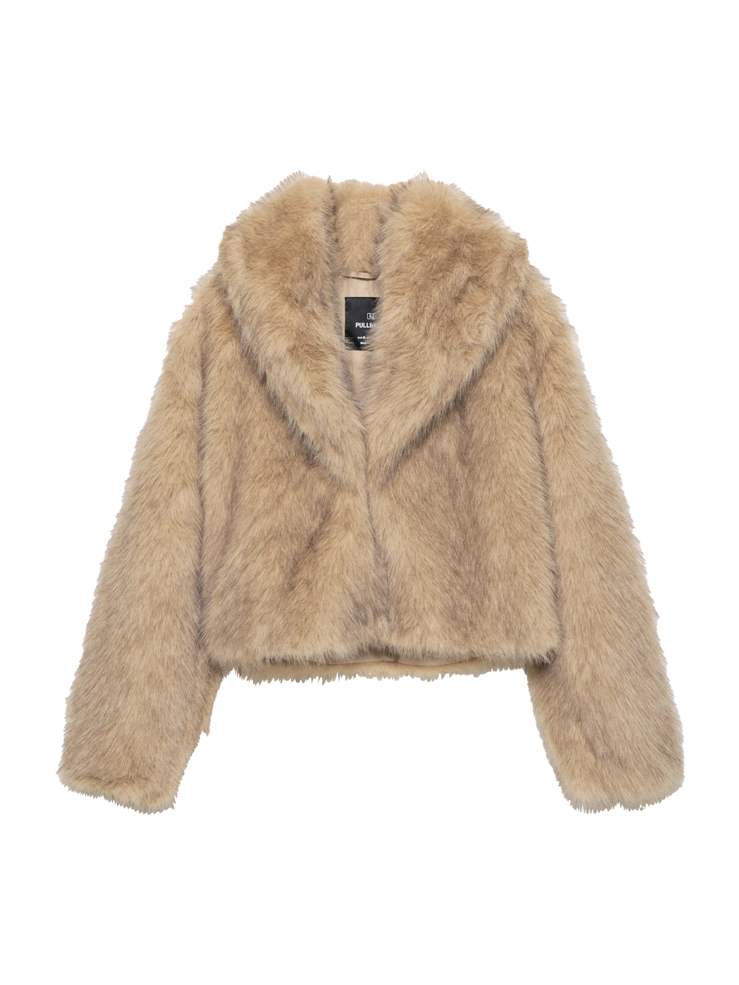 Pull&Bear Zimní kabát – šedá: přední strana