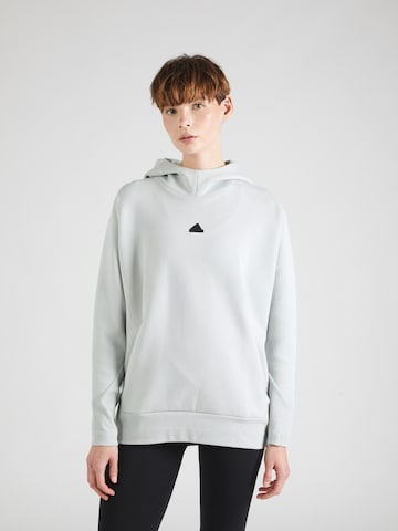 Sweat de sport 'Z.N.E.' ADIDAS SPORTSWEAR en gris : devant