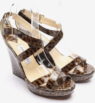 JIMMY CHOO Sandaletten 39,5 in Mischfarben: Vorderseite