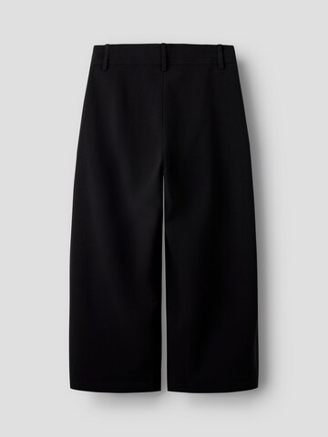 NAME IT - Pierna ancha Pantalón en negro