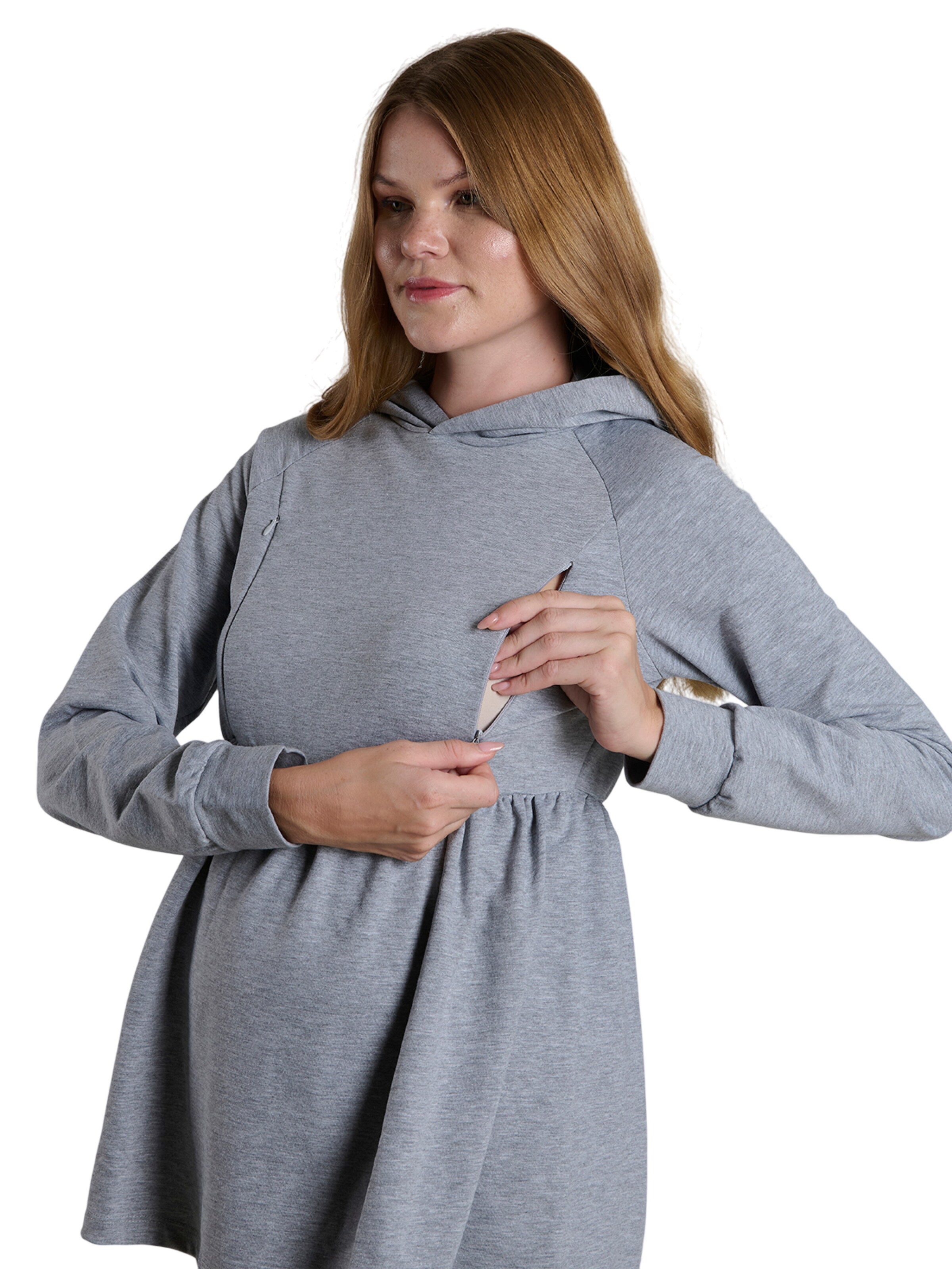 LYN MAMA Sweatshirt in Grijs