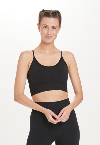 ENDURANCE Bustier Sport bh 'Maidon' in Zwart: voorkant