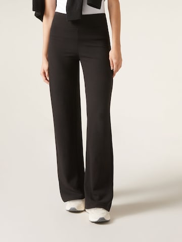 CALZEDONIA Wide leg Pants in Black