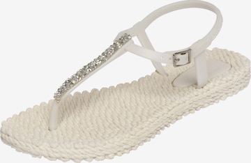 ILSE JACOBSEN Teenslipper in Beige: voorkant