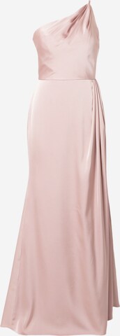 Robe de soirée Laona en rose : devant