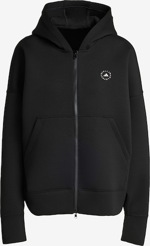 Veste de survêtement 'SCUBA' ADIDAS BY STELLA MCCARTNEY en noir : devant