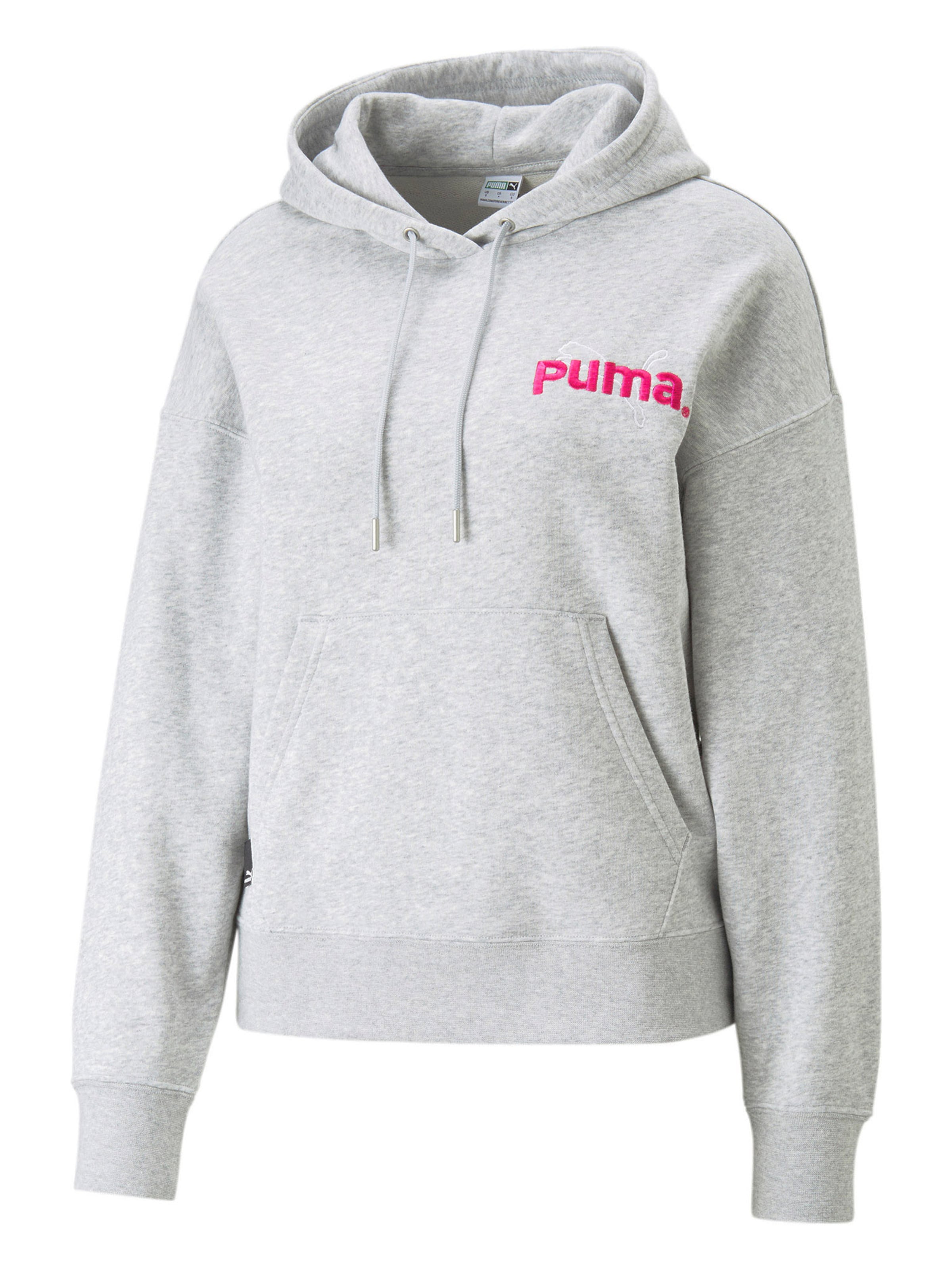 PUMA Sweatshirt 'Team' in Grau: Vorderseite