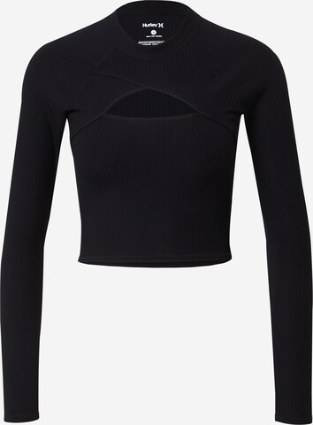 Hurley Performance Shirt in Black: front