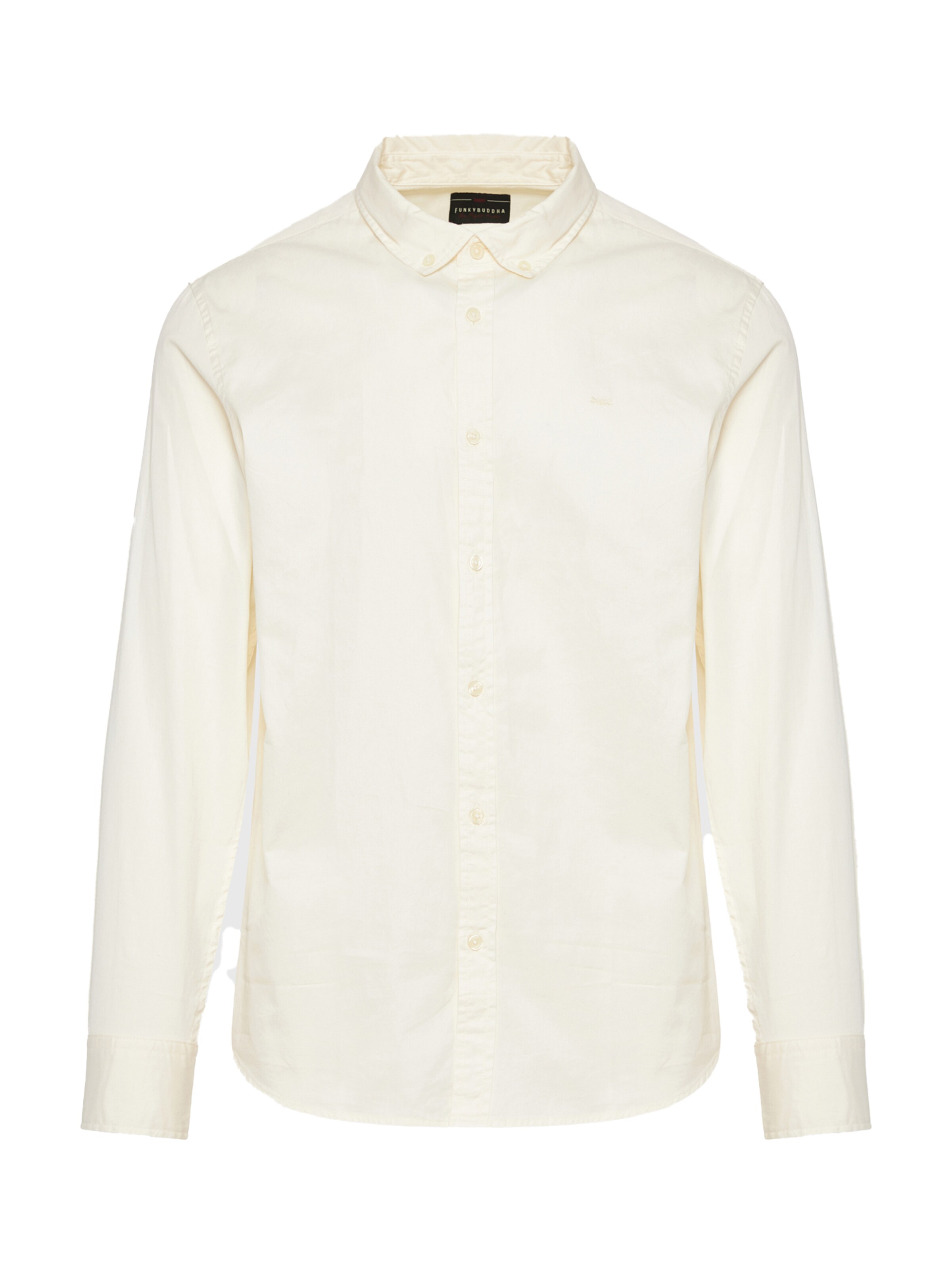 Camicia di Funky Buddha in bianco: frontale