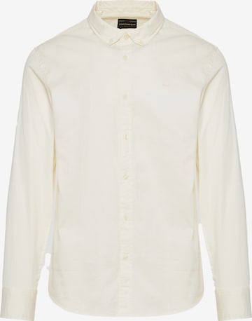 Chemise Funky Buddha en blanc : devant