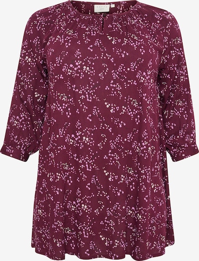 KAFFE CURVE Blus 'Sikka' i lila / bordeaux / svart, Produktvy