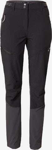 ICEPEAK Regular Outdoor trousers 'BRANFORD' in Black: front