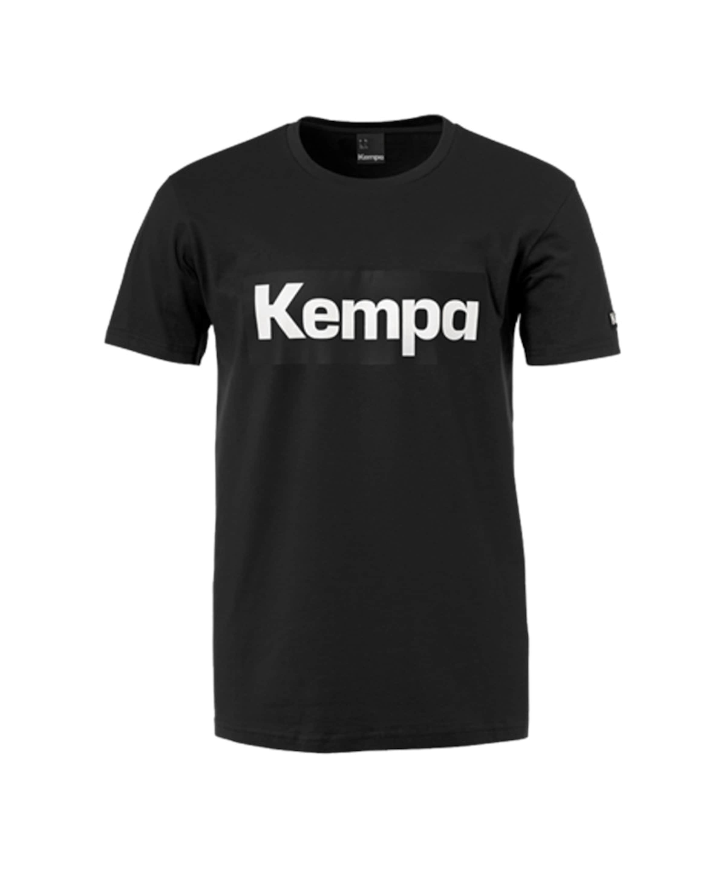 KEMPA Sportshirt in Schwarz: Vorderseite