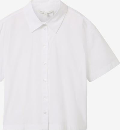 TOM TAILOR DENIM Μπλούζα σε λευκό, Άποψη προϊόντος