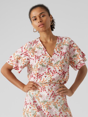 VERO MODA Bluse i hvid