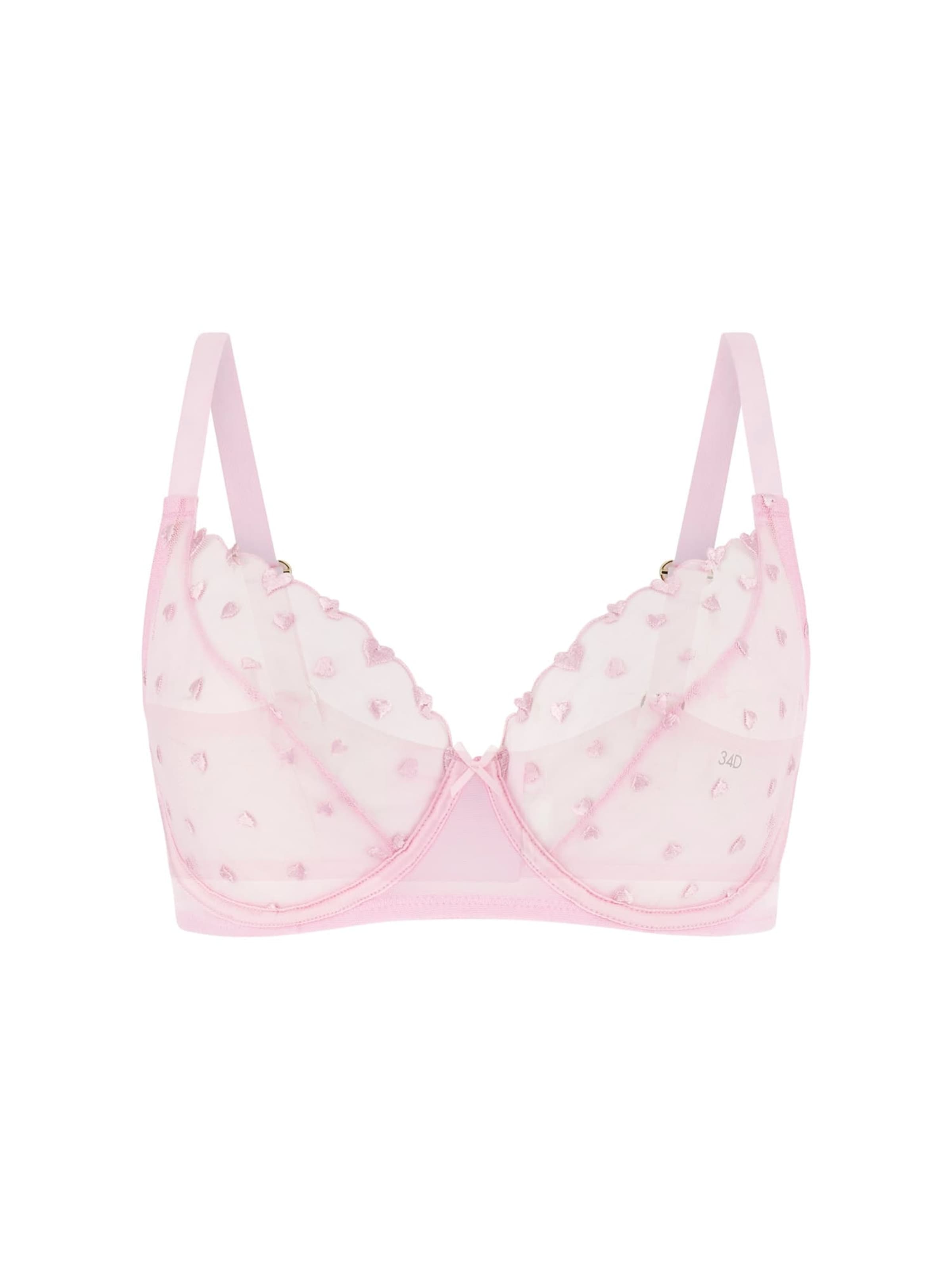 GUESS Push-up Bra 'Claire' in Pink: front