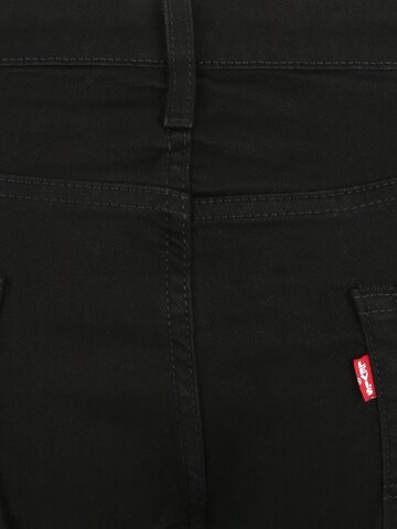 Levi's® Big & Tall Zwężany krój Jeansy '512 Slim Taper B&T' w kolorze czarny