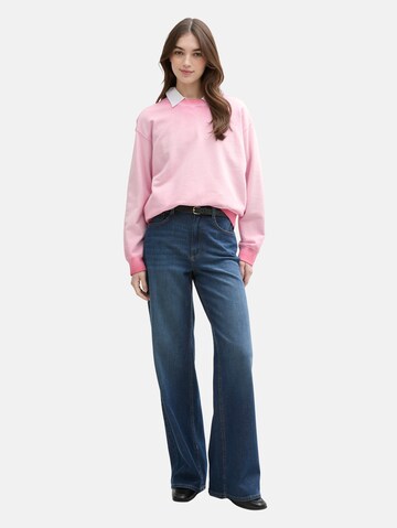 TOM TAILOR DENIM Sweatshirt in Pink