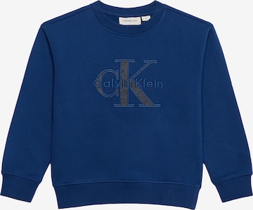 Felpa di Calvin Klein Jeans in blu: frontale