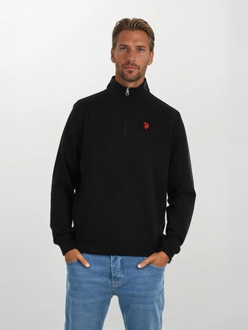 U.S. POLO ASSN. Sweatshirt in Black: front