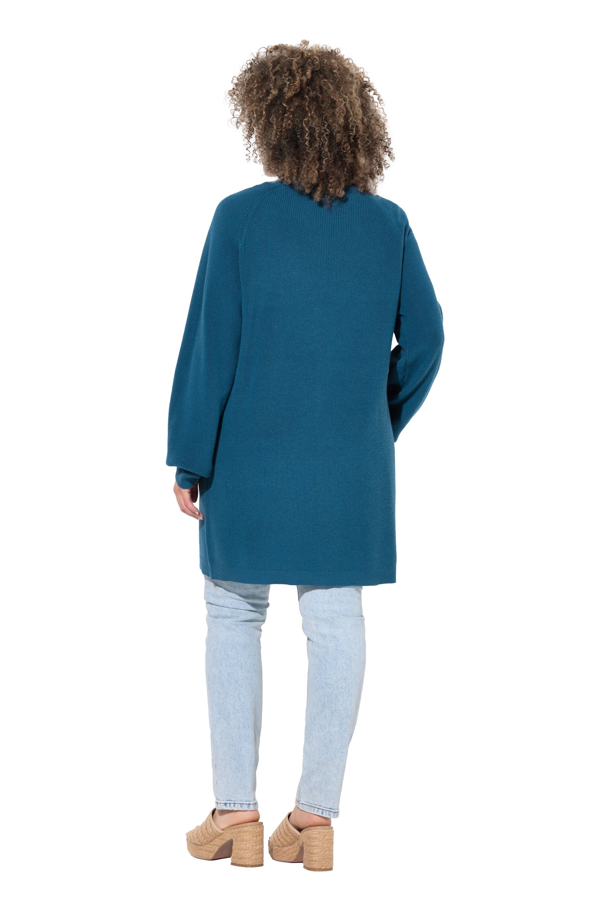 Ulla Popken Knit cardigan in Blue
