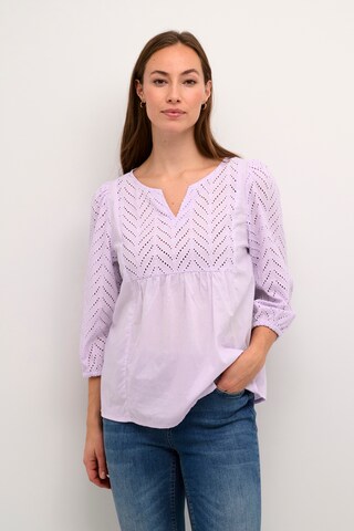 CULTURE Blouse 'Toril' in Purple: front