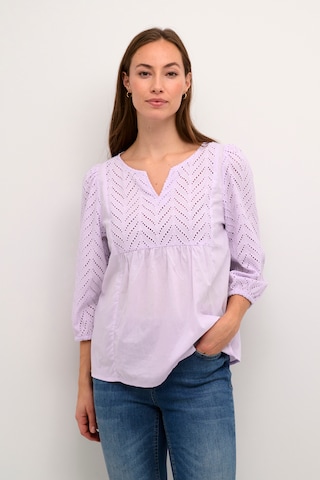 CULTURE Blouse 'Toril' in Purple: front