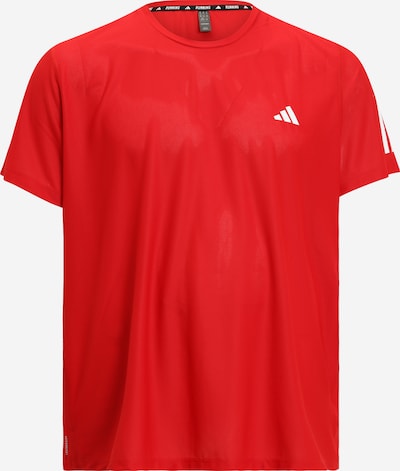 Maglia funzionale 'Own the Run' ADIDAS PERFORMANCE di colore rosso ciliegia / bianco, Visualizzazione prodotti