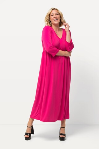 Ulla Popken Jurk in Roze: voorkant