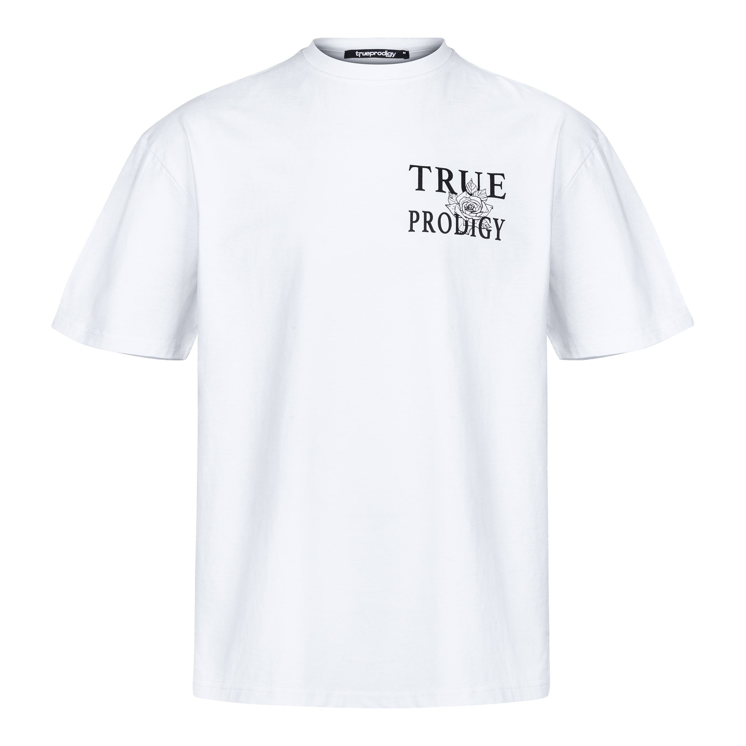 trueprodigy - Camisa 'Alex F' em branco: frente