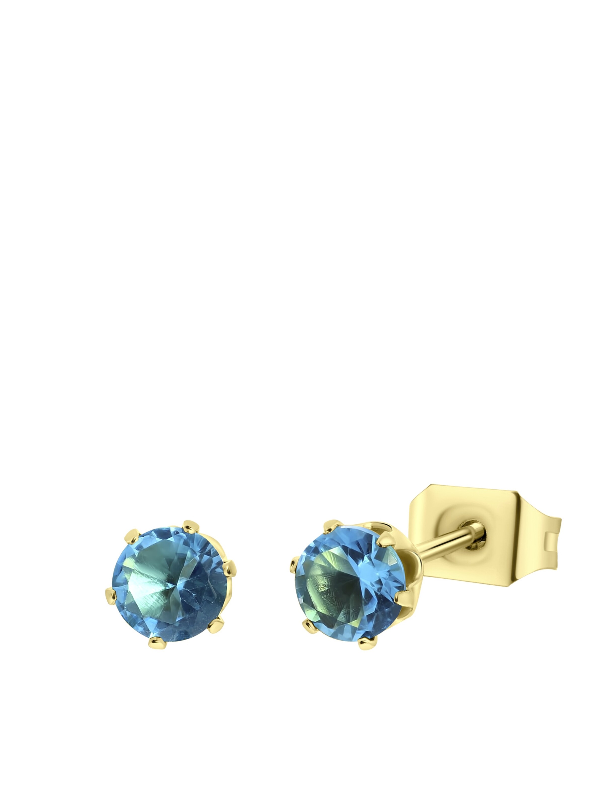 Lucardi Ohrringe in Gold: Vorderseite