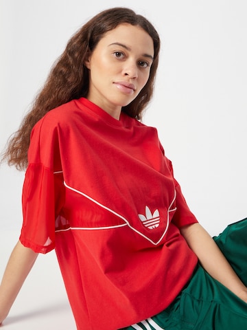 T-shirt ADIDAS ORIGINALS en rouge