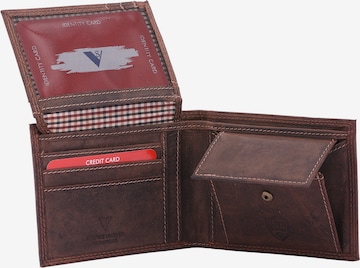 Porte-monnaies Sergio Valentini en marron : devant