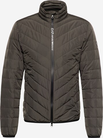 EA7 Emporio Armani Athletic Jacket in Grey: front