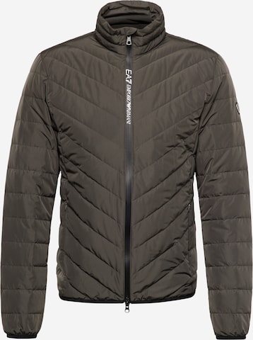 Veste de sport EA7 Emporio Armani en gris : devant