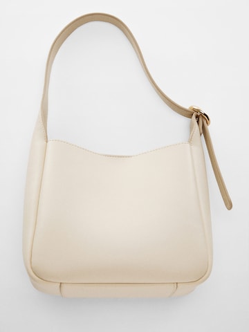 MANGO Axelremsväska 'SALVA' i beige