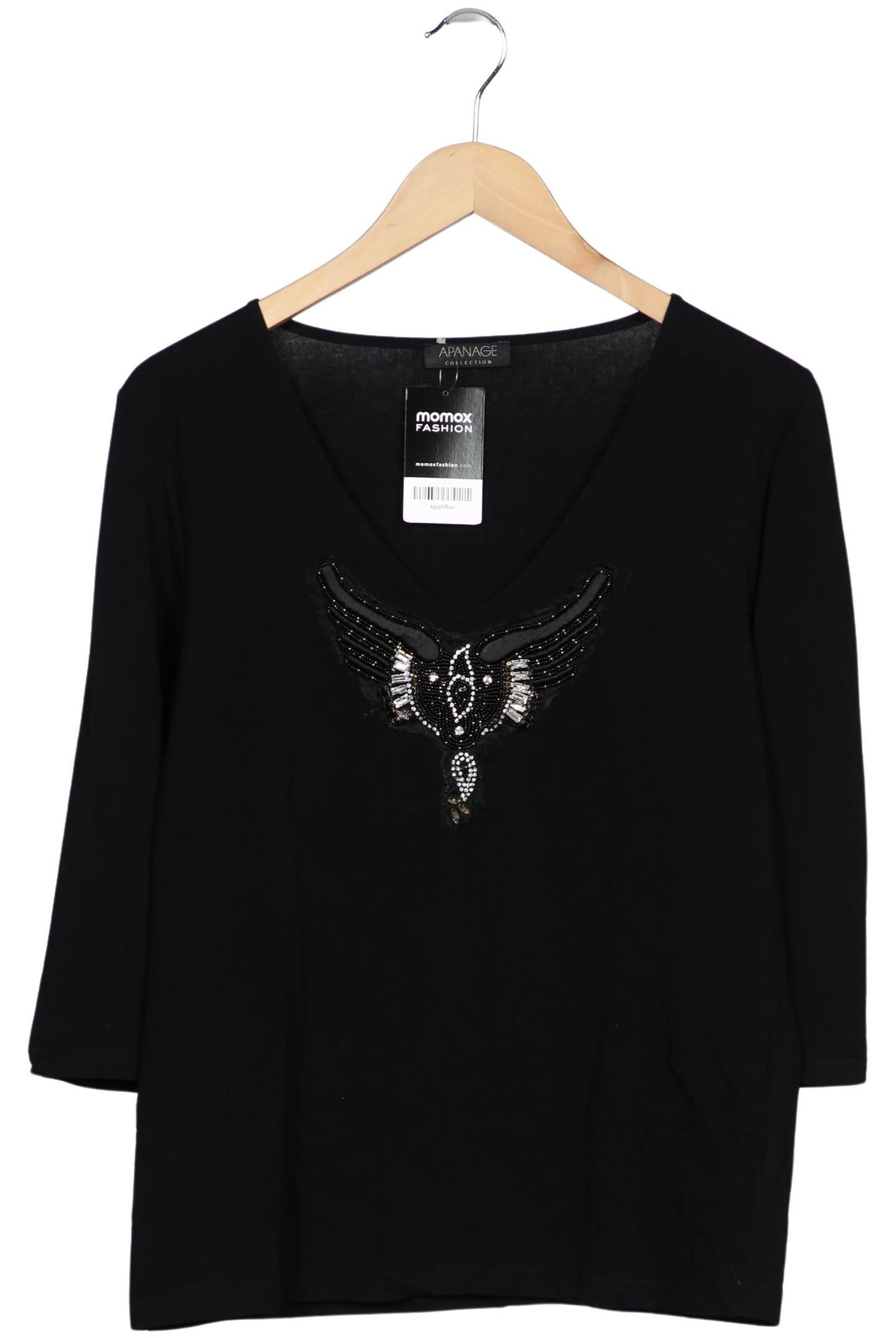 APANAGE Top & Shirt in XXL in Black: front