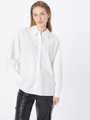 DRYKORN Блуза в бяло: отпред