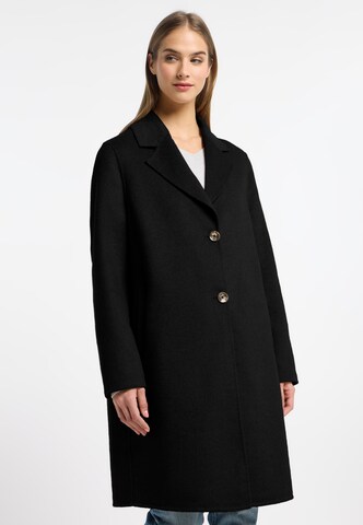 Frieda & Freddies NY Mantel 'Ria' in Schwarz: Vorderseite