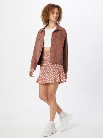 ABOUT YOU Between-Season Jacket 'Robin' in Brown