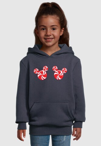 ABSOLUTE CULT Sweatshirt 'Mickey Mouse - Candies' in Blau: Vorderseite