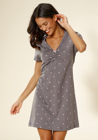 VIVANCE Nightgown 'Dreams' in Grey: front