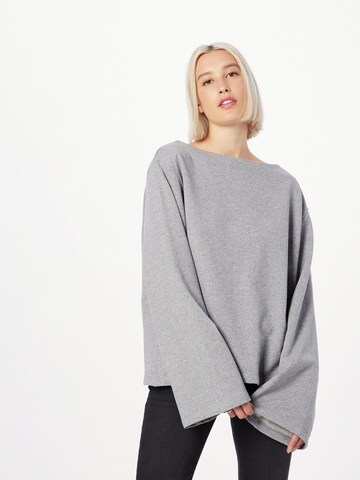 Rebirth Studios Sweatshirt 'Flora' in Grey: front