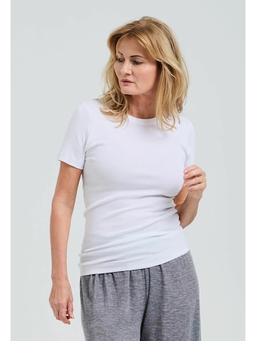 Seamless Basic Shirt in Wit: voorkant