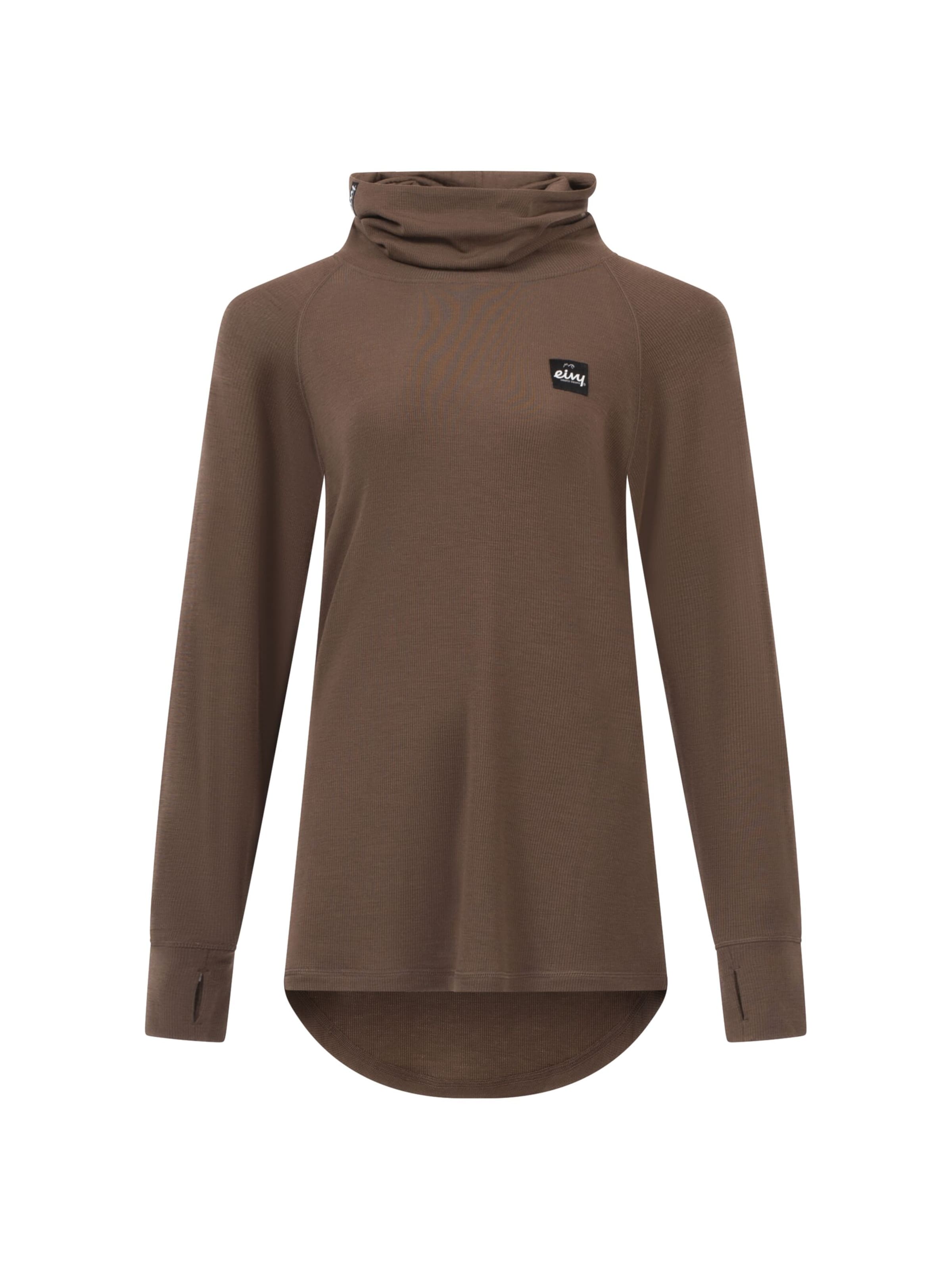 T-shirt fonctionnel 'Icecold' Eivy en marron : devant